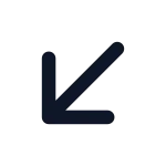 Arrow Left Down SVG Icon